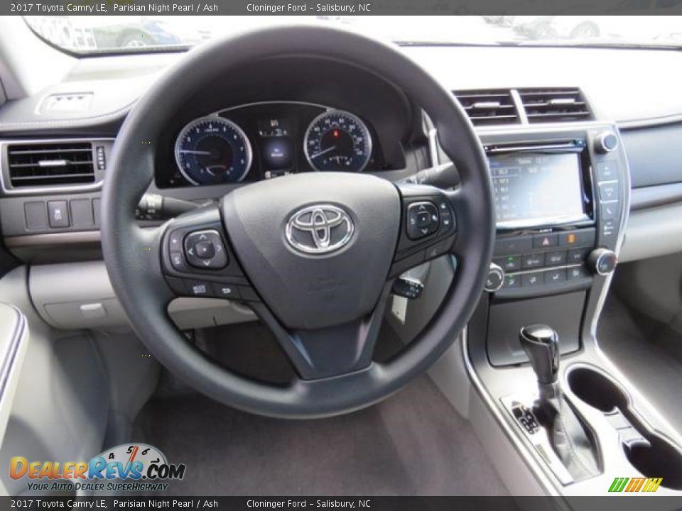2017 Toyota Camry LE Parisian Night Pearl / Ash Photo #5