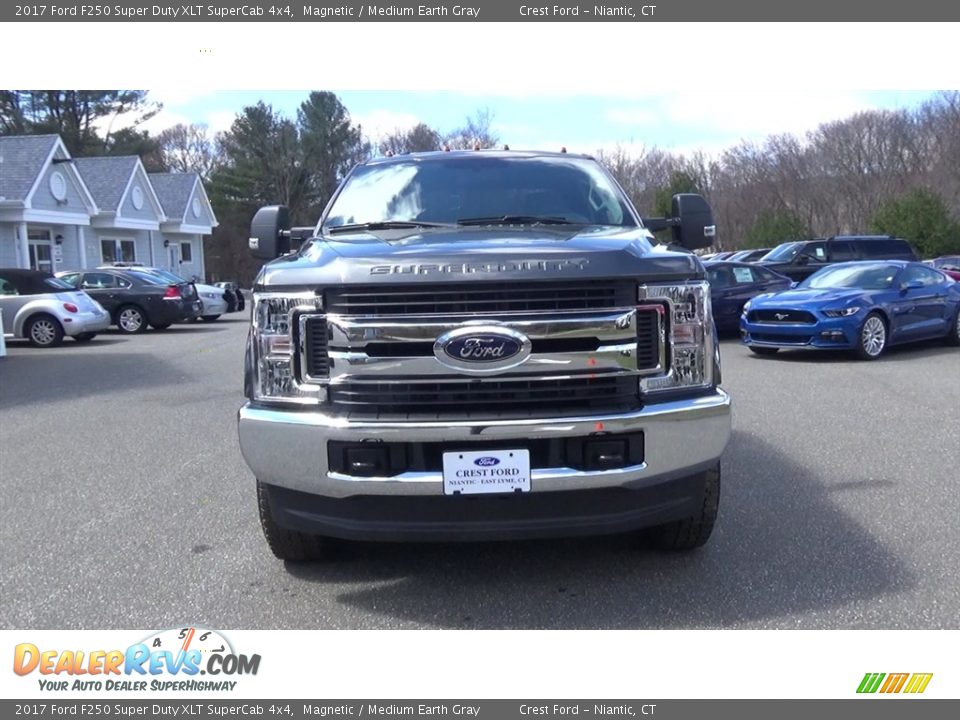 2017 Ford F250 Super Duty XLT SuperCab 4x4 Magnetic / Medium Earth Gray Photo #2