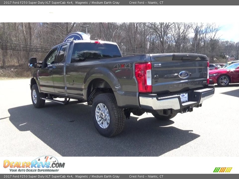 2017 Ford F250 Super Duty XLT SuperCab 4x4 Magnetic / Medium Earth Gray Photo #5