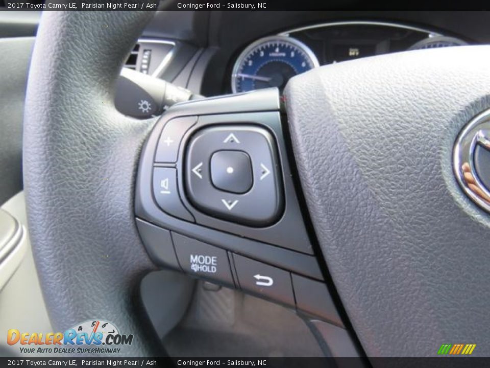 2017 Toyota Camry LE Parisian Night Pearl / Ash Photo #12