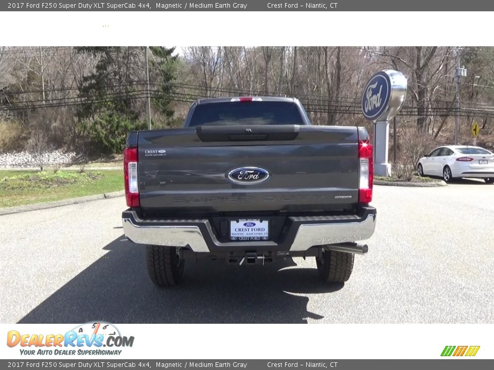 2017 Ford F250 Super Duty XLT SuperCab 4x4 Magnetic / Medium Earth Gray Photo #6