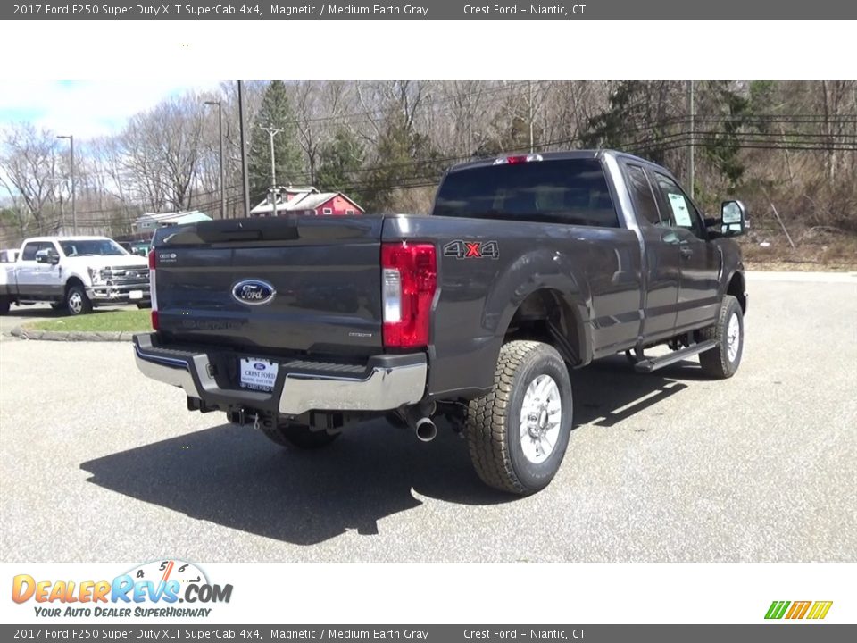 2017 Ford F250 Super Duty XLT SuperCab 4x4 Magnetic / Medium Earth Gray Photo #7