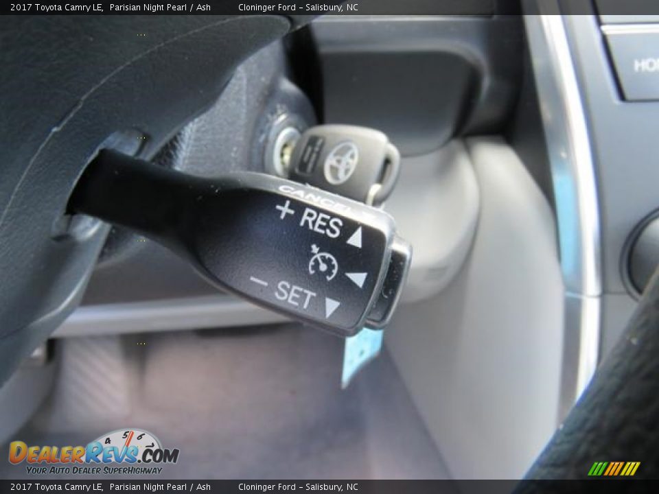 2017 Toyota Camry LE Parisian Night Pearl / Ash Photo #14