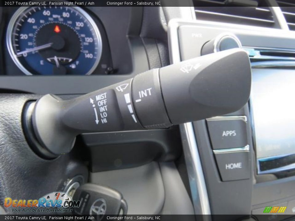 2017 Toyota Camry LE Parisian Night Pearl / Ash Photo #16