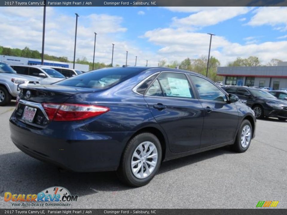 2017 Toyota Camry LE Parisian Night Pearl / Ash Photo #22