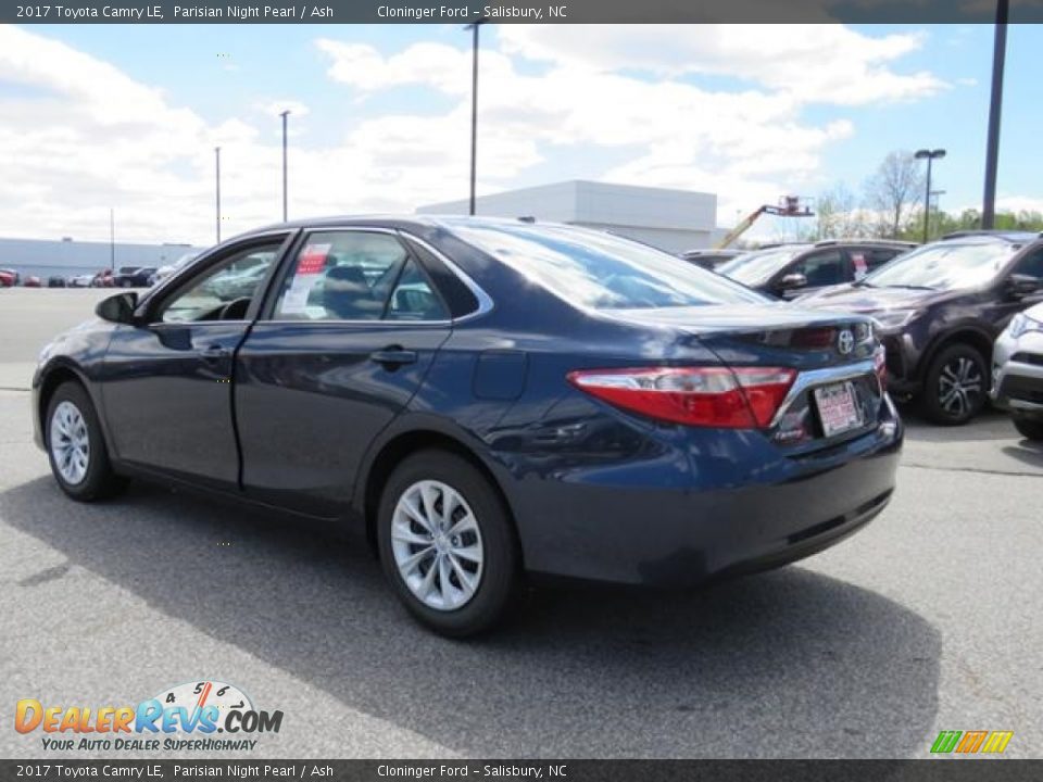 2017 Toyota Camry LE Parisian Night Pearl / Ash Photo #24