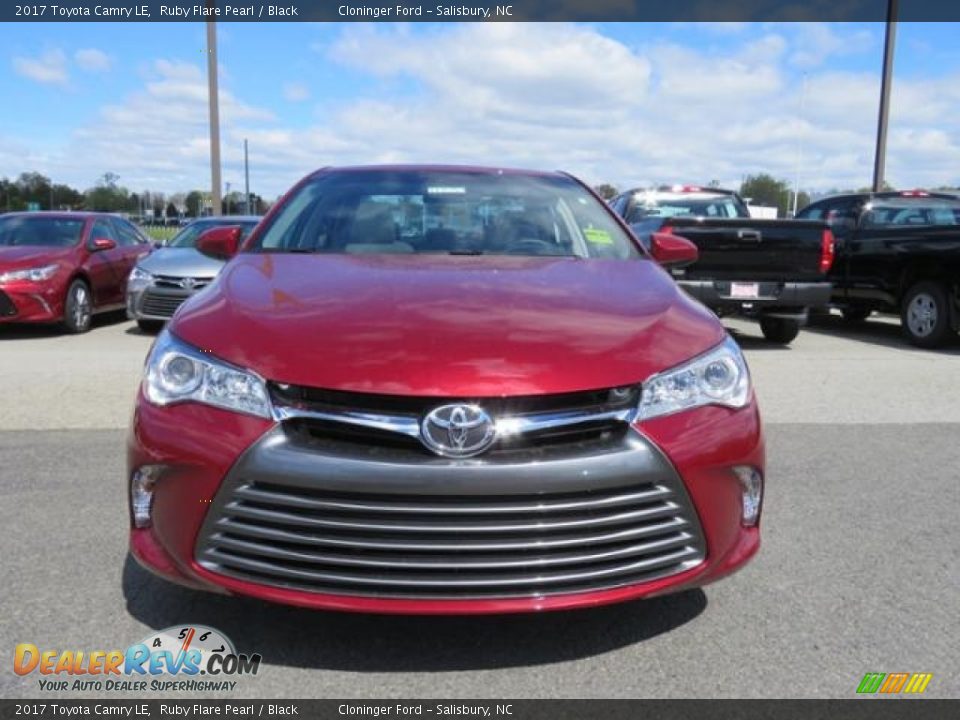 2017 Toyota Camry LE Ruby Flare Pearl / Black Photo #2