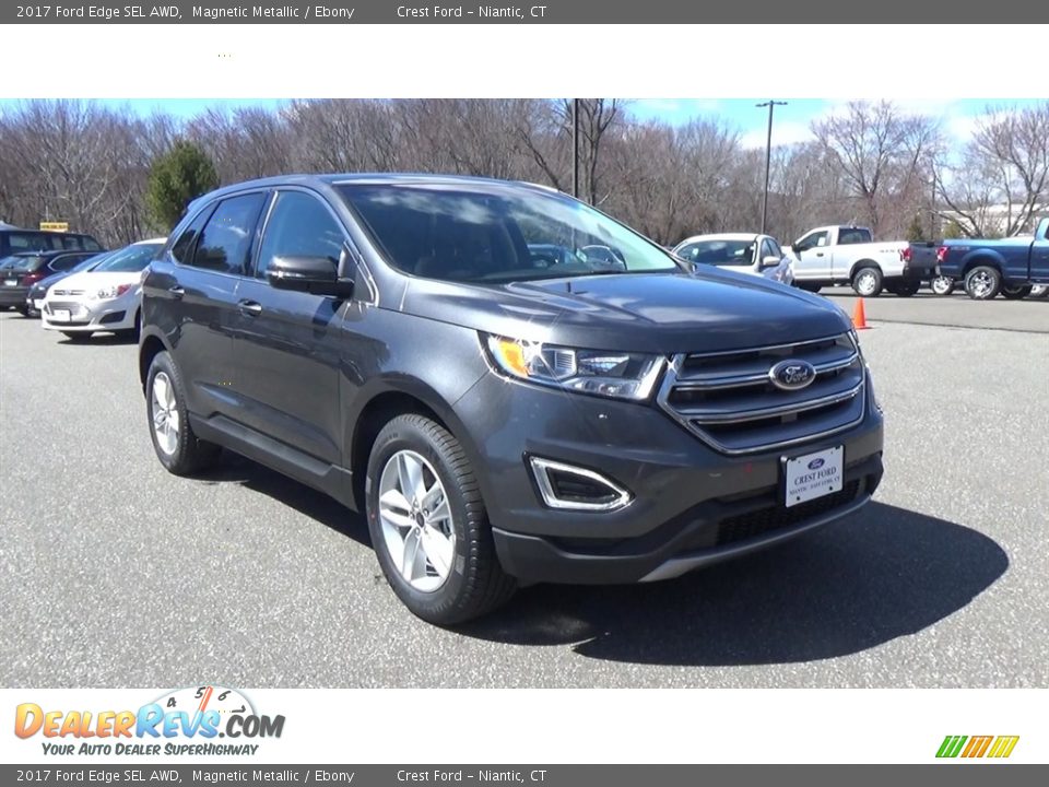 2017 Ford Edge SEL AWD Magnetic Metallic / Ebony Photo #1