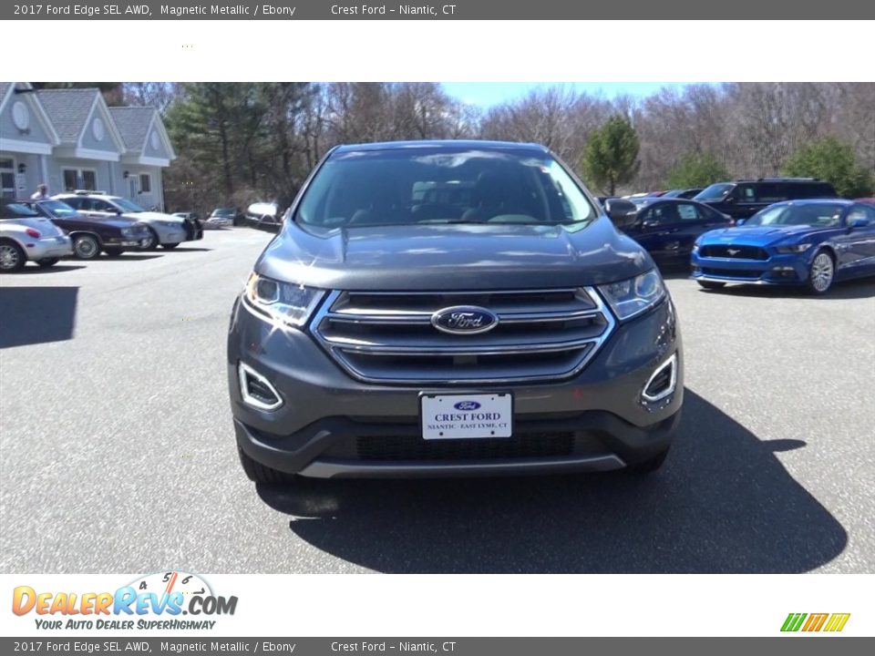 2017 Ford Edge SEL AWD Magnetic Metallic / Ebony Photo #2