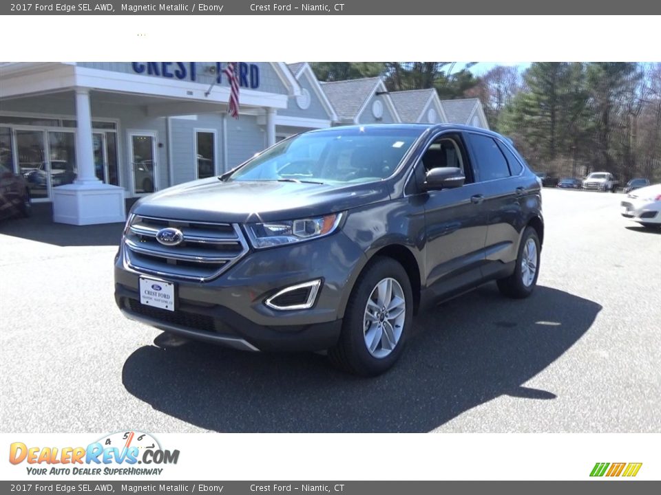 2017 Ford Edge SEL AWD Magnetic Metallic / Ebony Photo #3