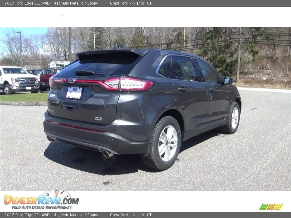 2017 Ford Edge SEL AWD Magnetic Metallic / Ebony Photo #7