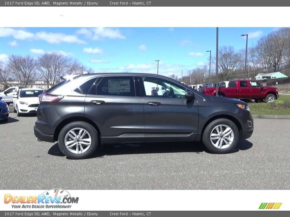 2017 Ford Edge SEL AWD Magnetic Metallic / Ebony Photo #8