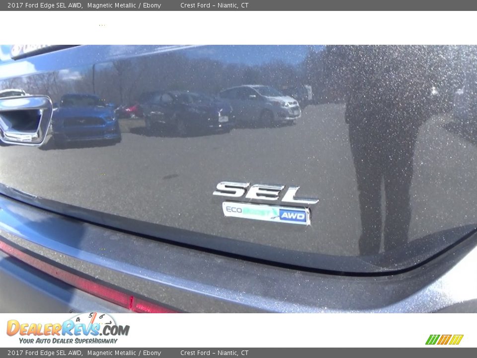 2017 Ford Edge SEL AWD Magnetic Metallic / Ebony Photo #9