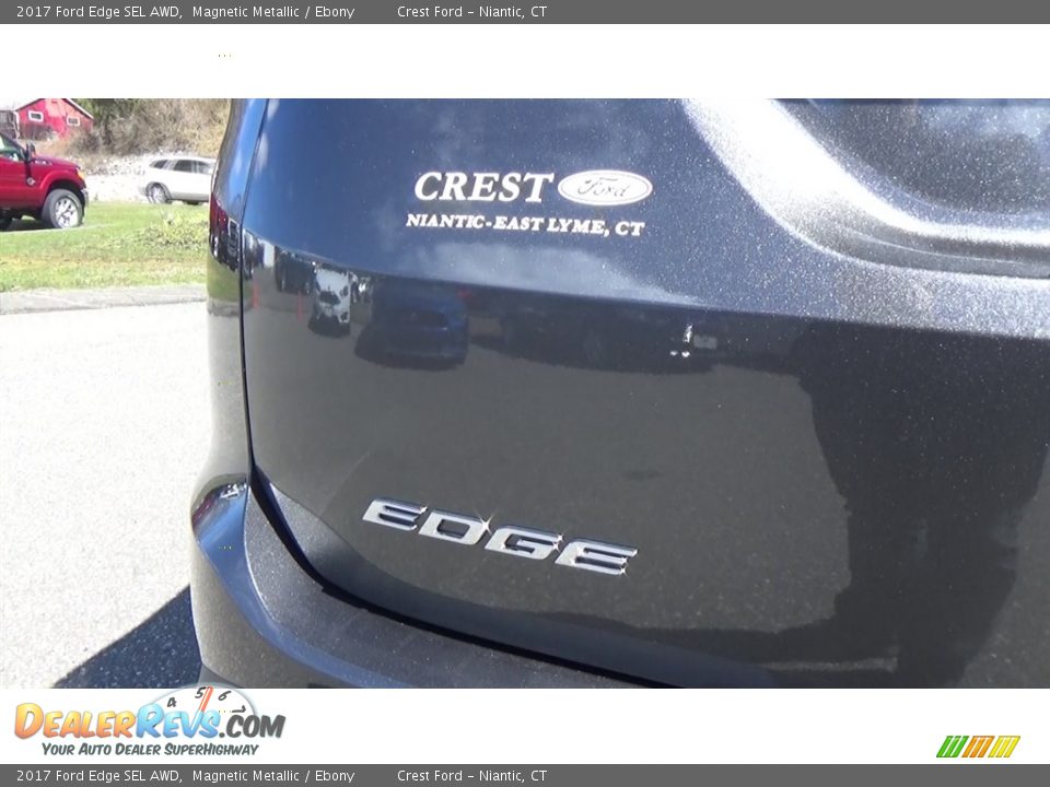 2017 Ford Edge SEL AWD Magnetic Metallic / Ebony Photo #10