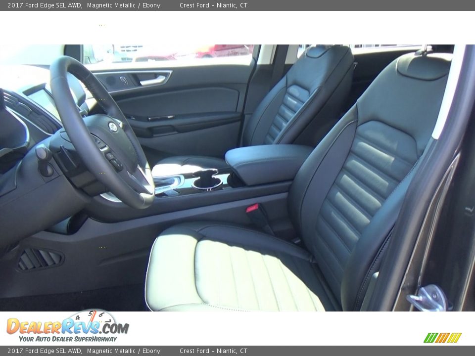 2017 Ford Edge SEL AWD Magnetic Metallic / Ebony Photo #12