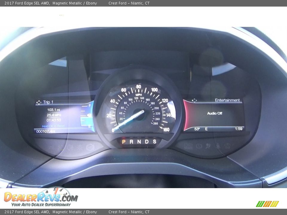2017 Ford Edge SEL AWD Magnetic Metallic / Ebony Photo #14