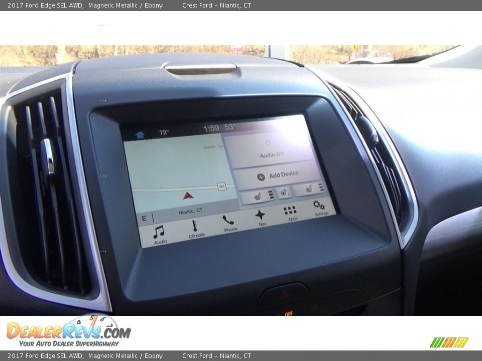 2017 Ford Edge SEL AWD Magnetic Metallic / Ebony Photo #15