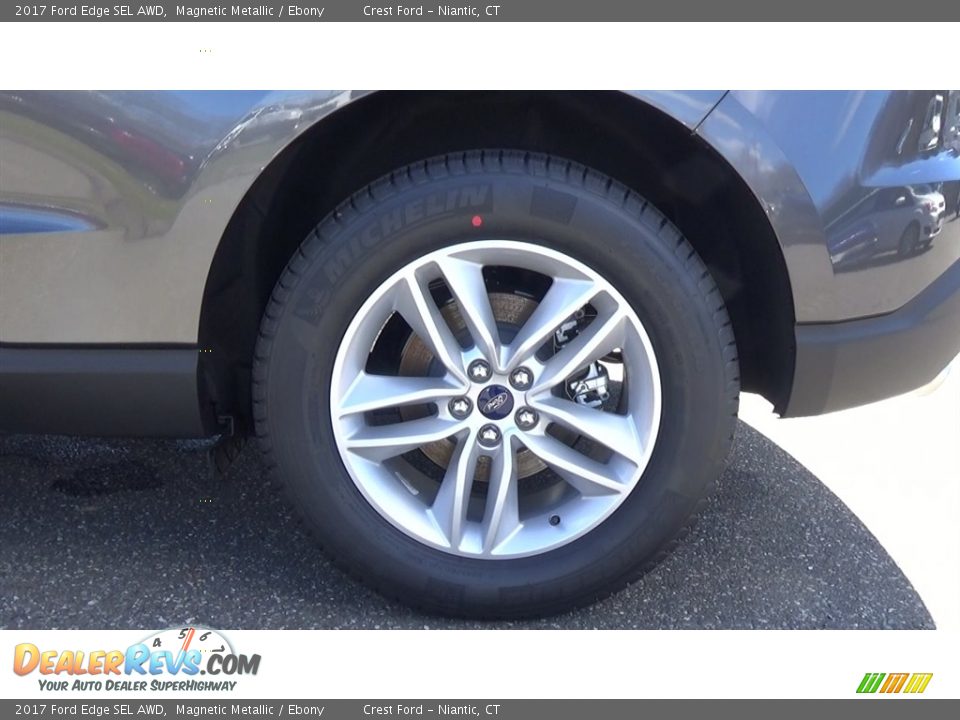 2017 Ford Edge SEL AWD Magnetic Metallic / Ebony Photo #21