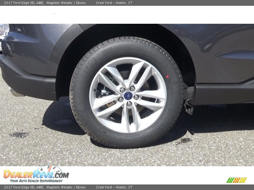 2017 Ford Edge SEL AWD Magnetic Metallic / Ebony Photo #23