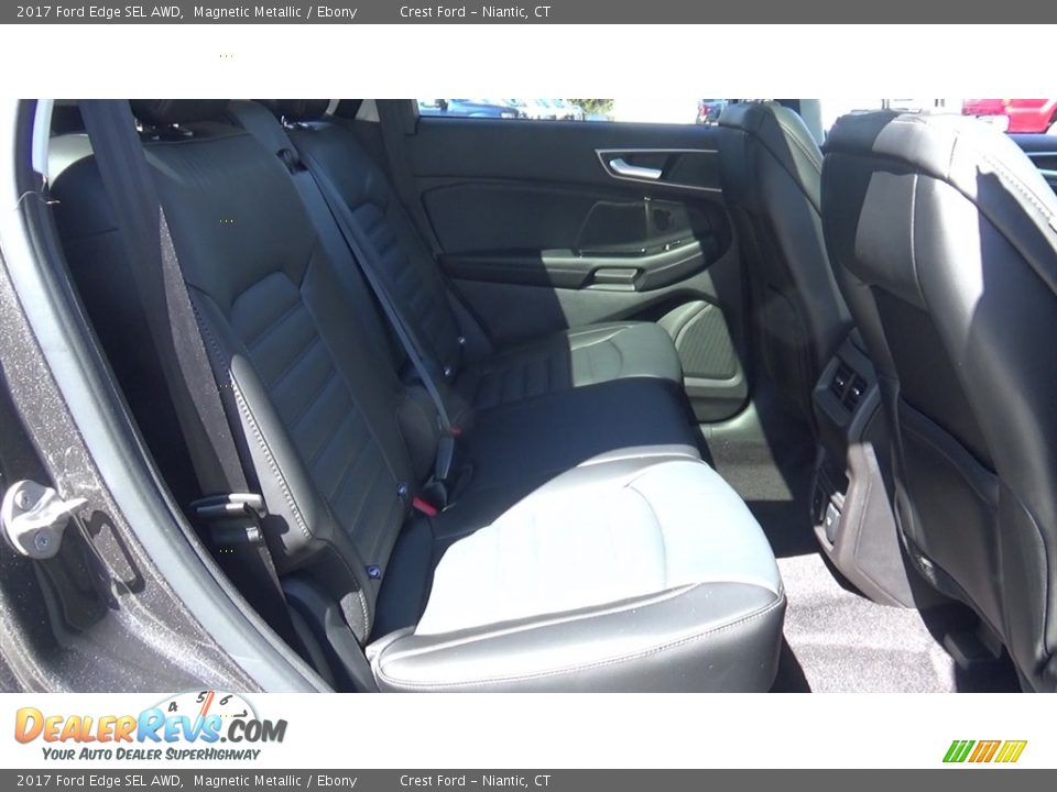 2017 Ford Edge SEL AWD Magnetic Metallic / Ebony Photo #24