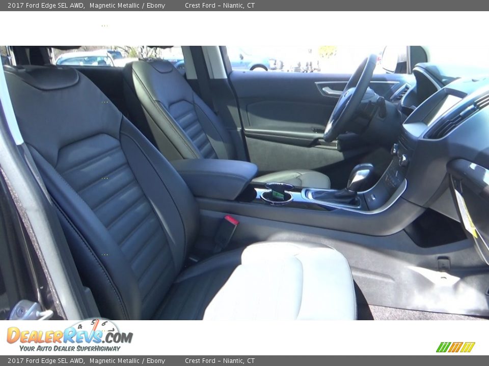 2017 Ford Edge SEL AWD Magnetic Metallic / Ebony Photo #25