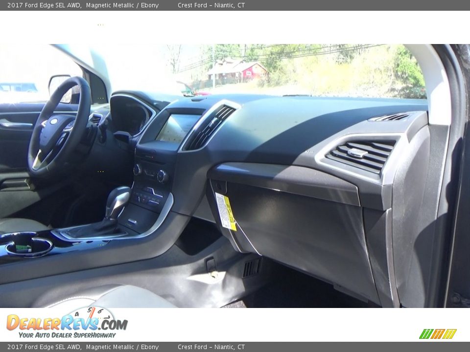 2017 Ford Edge SEL AWD Magnetic Metallic / Ebony Photo #26