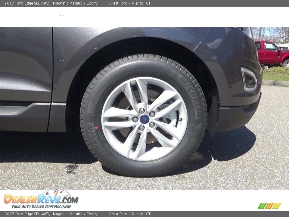 2017 Ford Edge SEL AWD Magnetic Metallic / Ebony Photo #27
