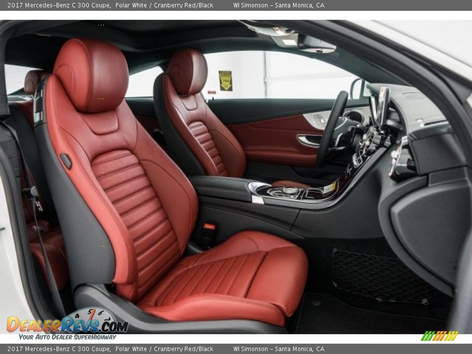 Cranberry Red/Black Interior - 2017 Mercedes-Benz C 300 Coupe Photo #2