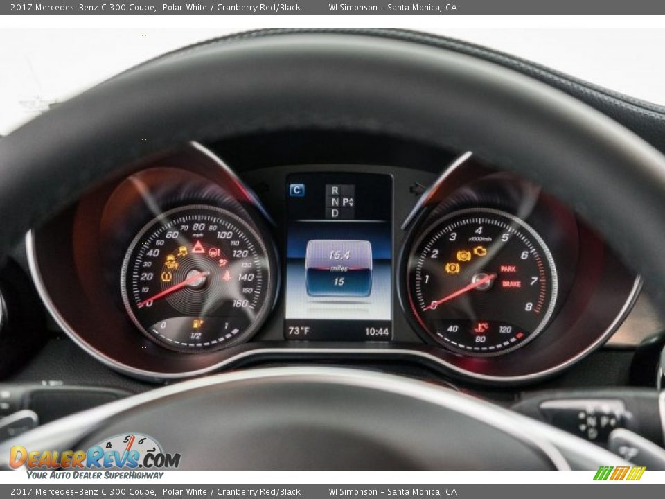 2017 Mercedes-Benz C 300 Coupe Gauges Photo #7