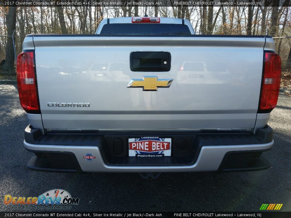 2017 Chevrolet Colorado WT Extended Cab 4x4 Silver Ice Metallic / Jet Black/­Dark Ash Photo #5