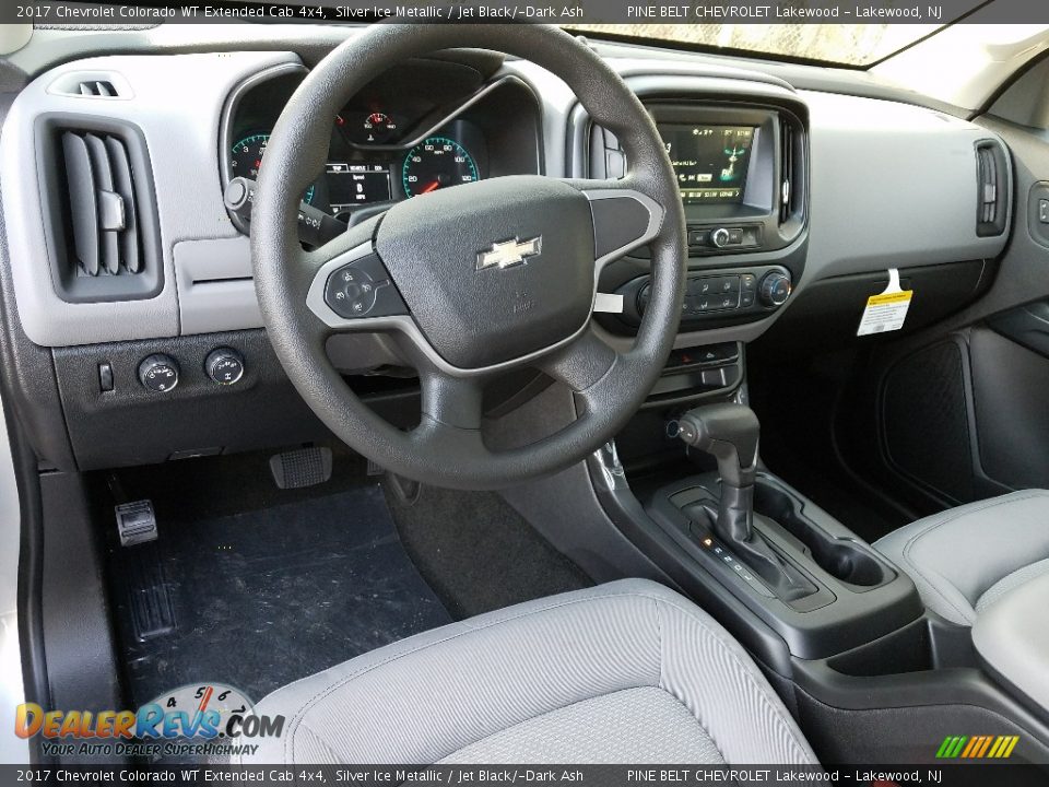 2017 Chevrolet Colorado WT Extended Cab 4x4 Silver Ice Metallic / Jet Black/­Dark Ash Photo #9