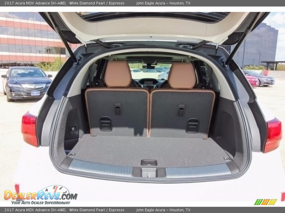2017 Acura MDX Advance SH-AWD White Diamond Pearl / Espresso Photo #22