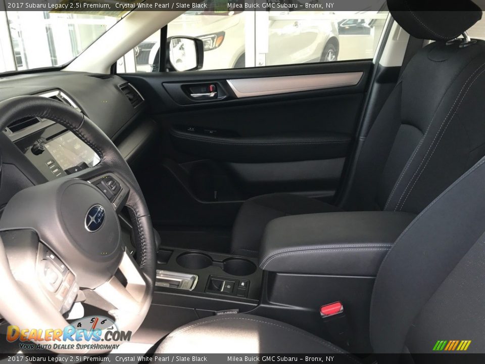 2017 Subaru Legacy 2.5i Premium Crystal White Pearl / Slate Black Photo #7