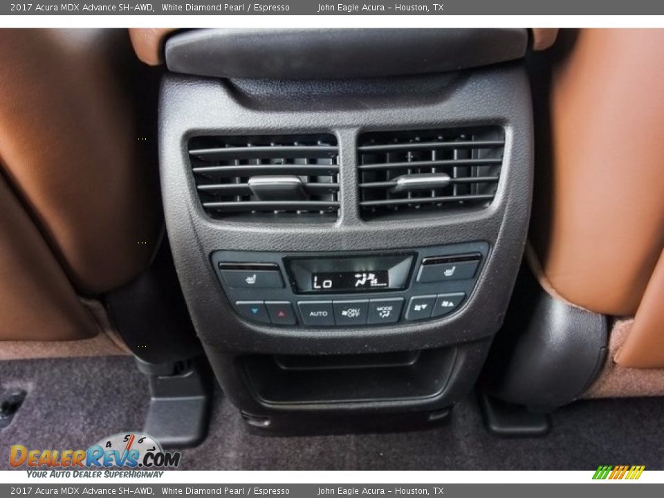 2017 Acura MDX Advance SH-AWD White Diamond Pearl / Espresso Photo #31