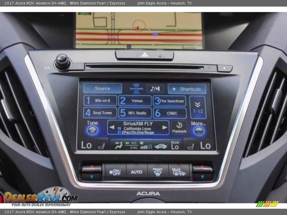 2017 Acura MDX Advance SH-AWD White Diamond Pearl / Espresso Photo #36