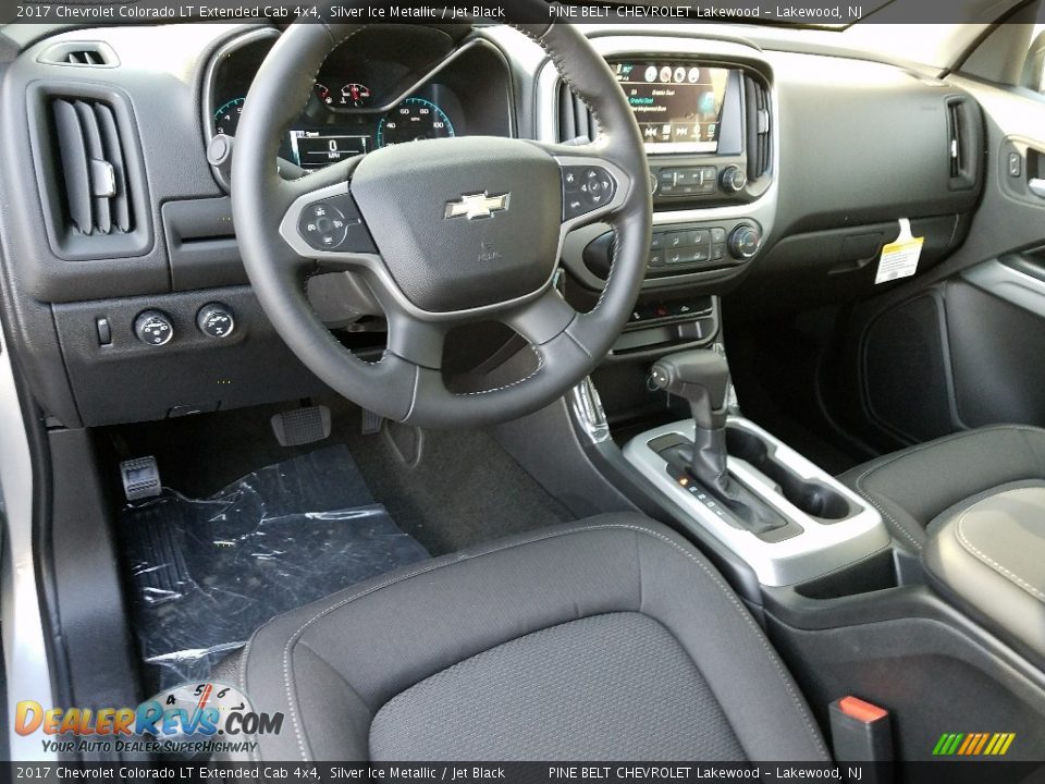 2017 Chevrolet Colorado LT Extended Cab 4x4 Silver Ice Metallic / Jet Black Photo #9