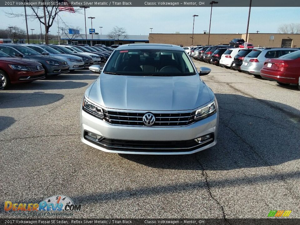 2017 Volkswagen Passat SE Sedan Reflex Silver Metallic / Titan Black Photo #2