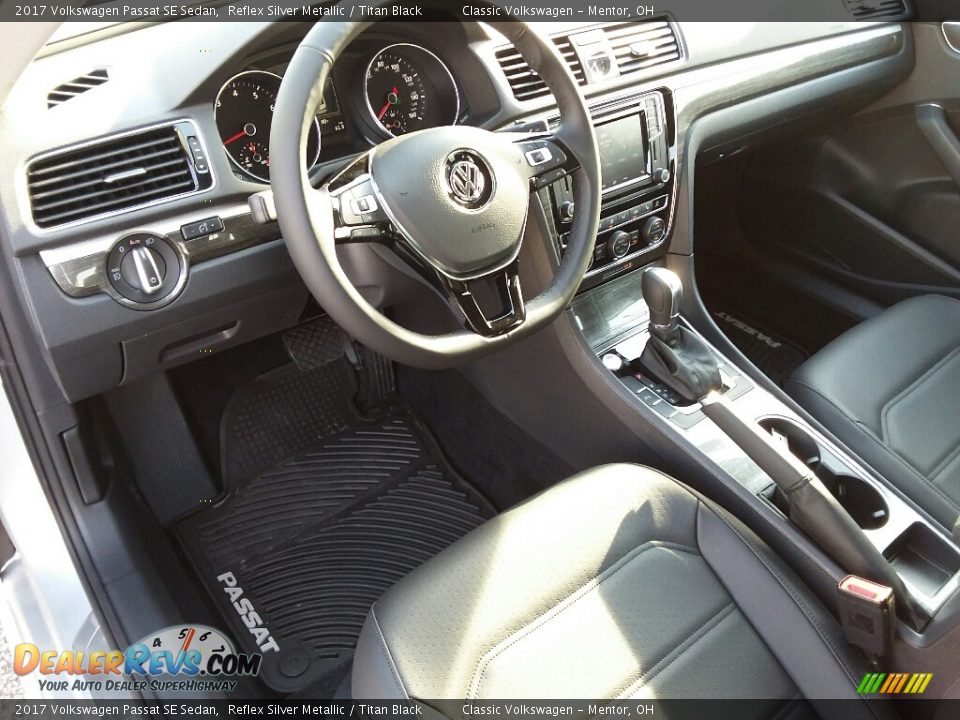 2017 Volkswagen Passat SE Sedan Reflex Silver Metallic / Titan Black Photo #5