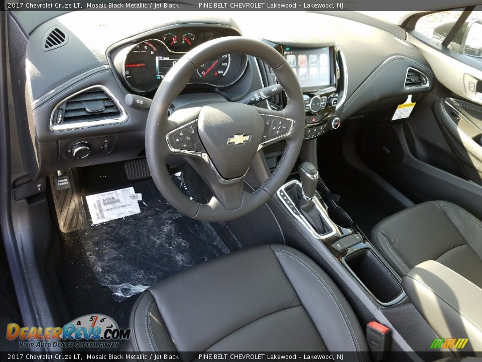 2017 Chevrolet Cruze LT Mosaic Black Metallic / Jet Black Photo #9