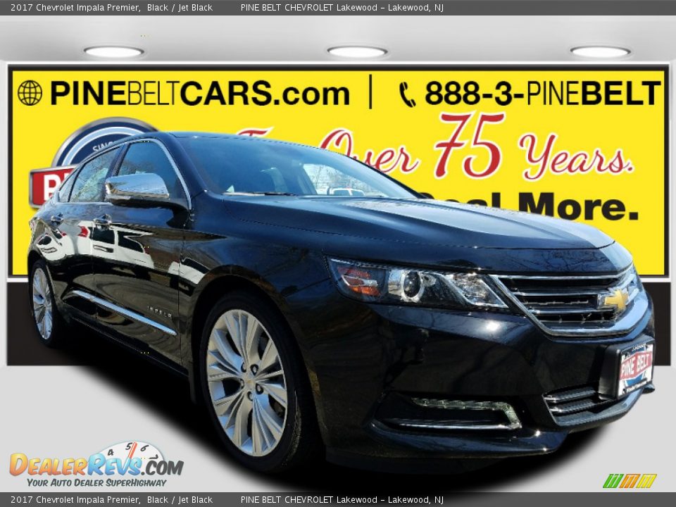 2017 Chevrolet Impala Premier Black / Jet Black Photo #1