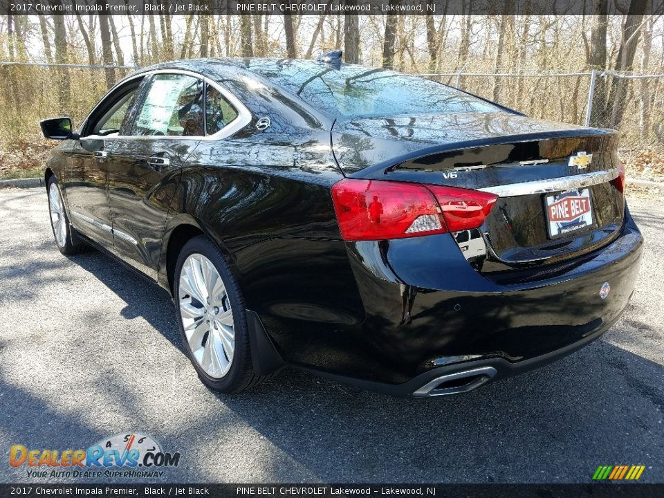 2017 Chevrolet Impala Premier Black / Jet Black Photo #4