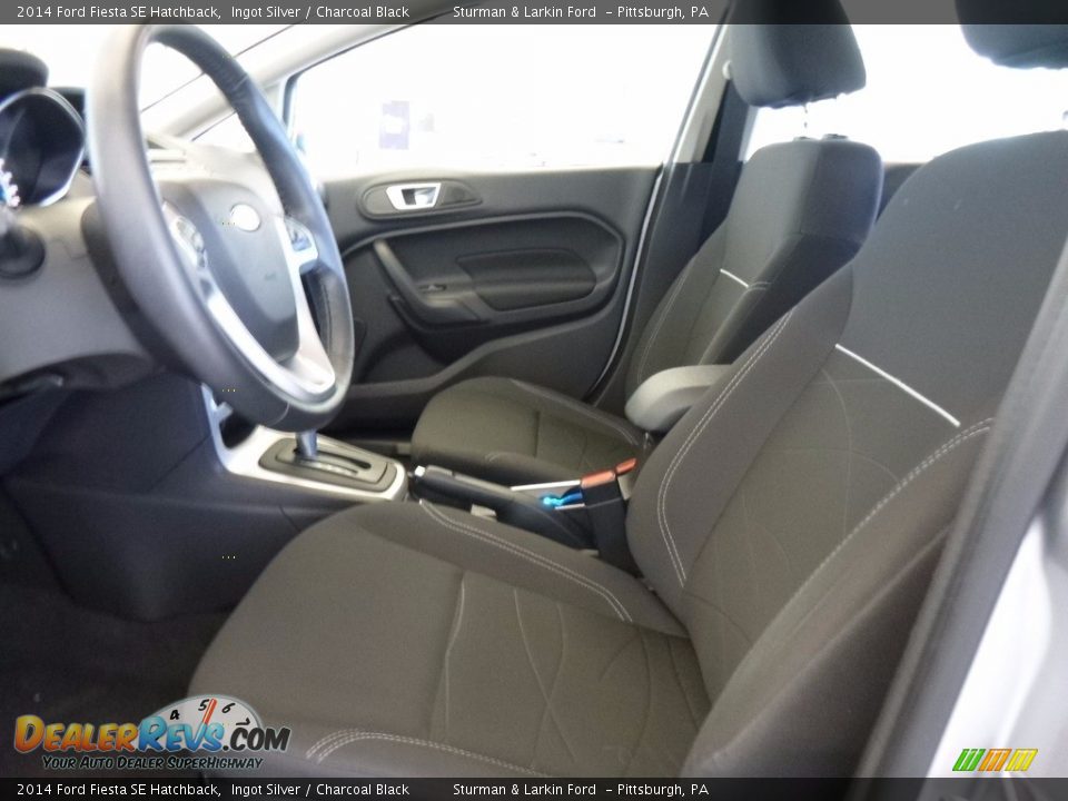 2014 Ford Fiesta SE Hatchback Ingot Silver / Charcoal Black Photo #7