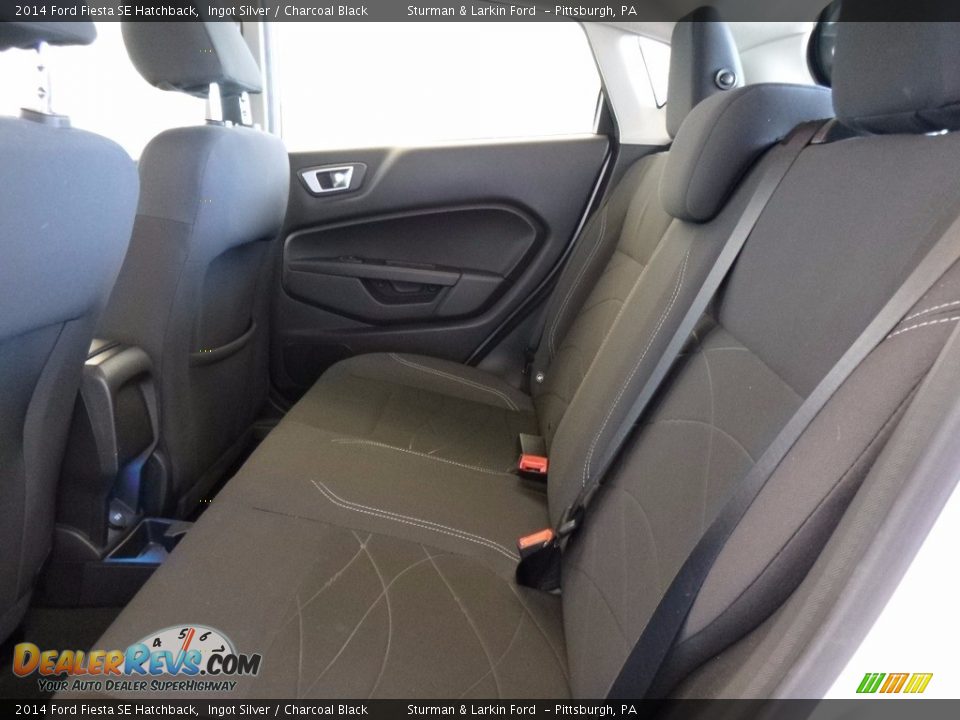 2014 Ford Fiesta SE Hatchback Ingot Silver / Charcoal Black Photo #8