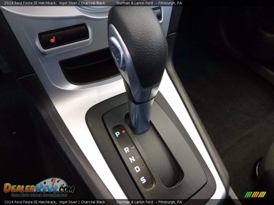 2014 Ford Fiesta SE Hatchback Ingot Silver / Charcoal Black Photo #12