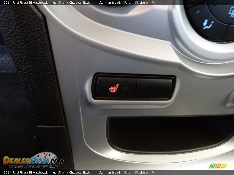 2014 Ford Fiesta SE Hatchback Ingot Silver / Charcoal Black Photo #13