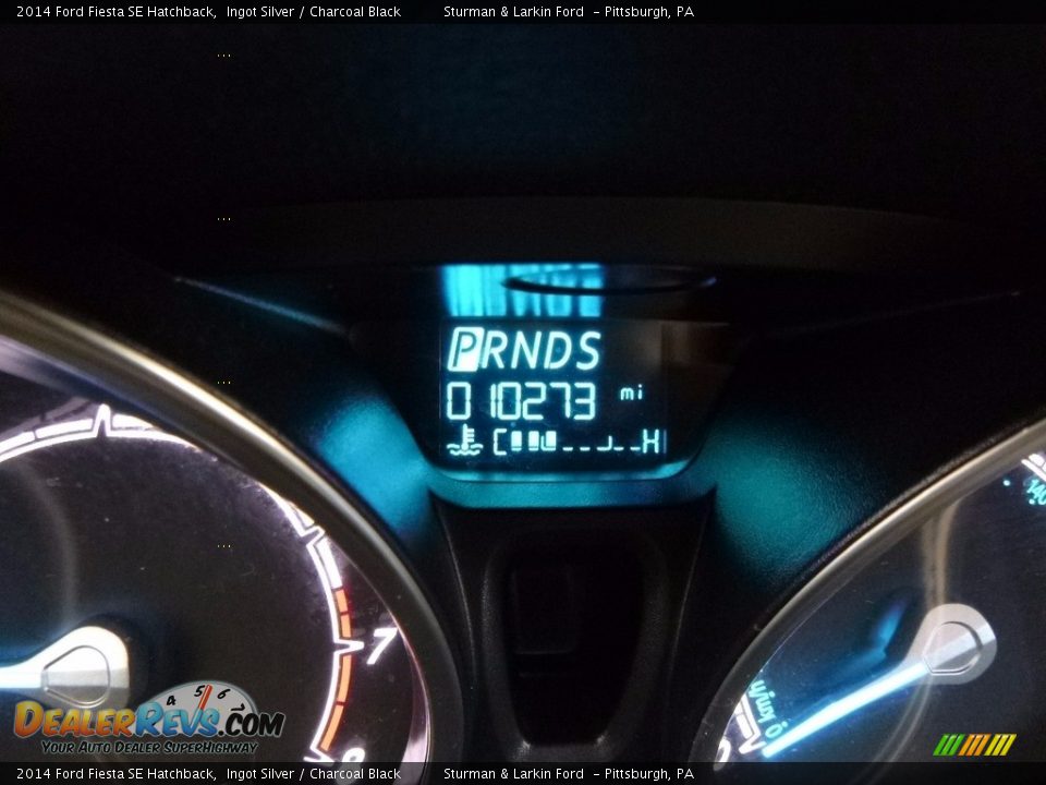 2014 Ford Fiesta SE Hatchback Ingot Silver / Charcoal Black Photo #15