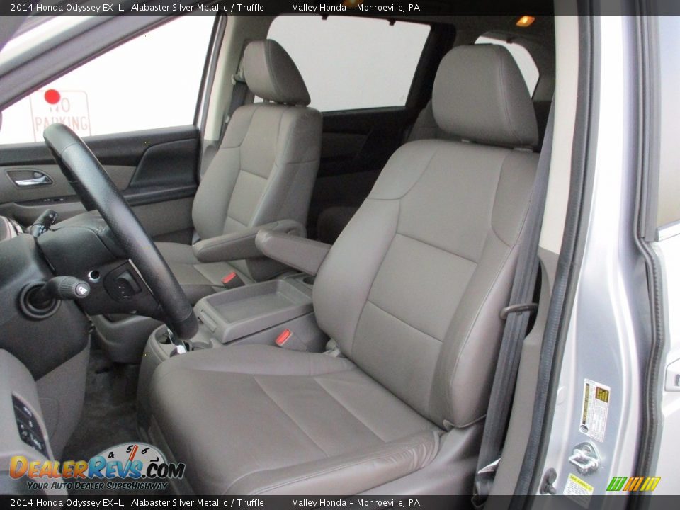 Front Seat of 2014 Honda Odyssey EX-L Photo #12