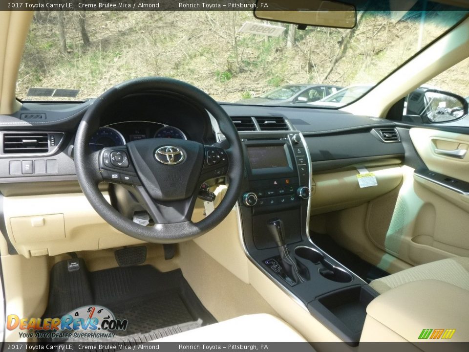 Almond Interior - 2017 Toyota Camry LE Photo #8