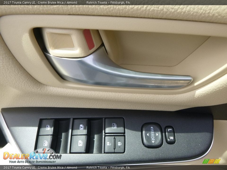 2017 Toyota Camry LE Creme Brulee Mica / Almond Photo #9