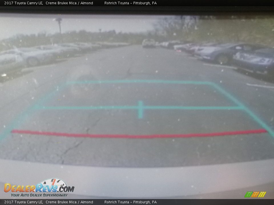 2017 Toyota Camry LE Creme Brulee Mica / Almond Photo #13